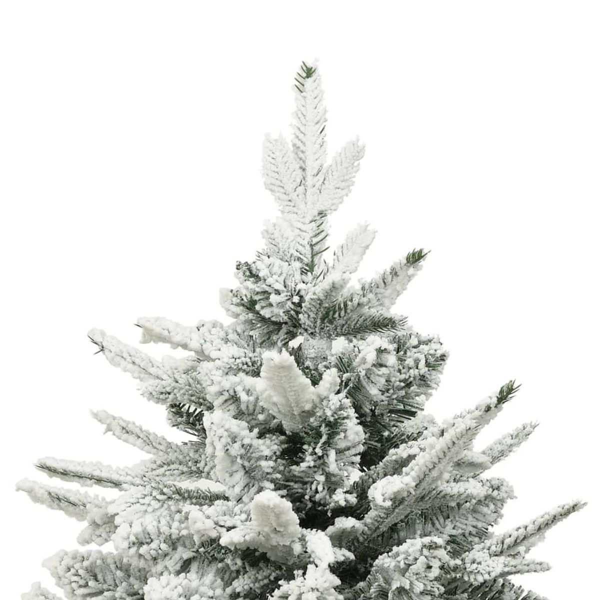 VIDAXL Sapin de Noël artificiel a flocons de neige Vert 240 cm PVC/PE