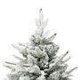 Voir la diapositive 3 : VIDAXL Sapin de Noël artificiel a flocons de neige Vert 240 cm PVC/PE
