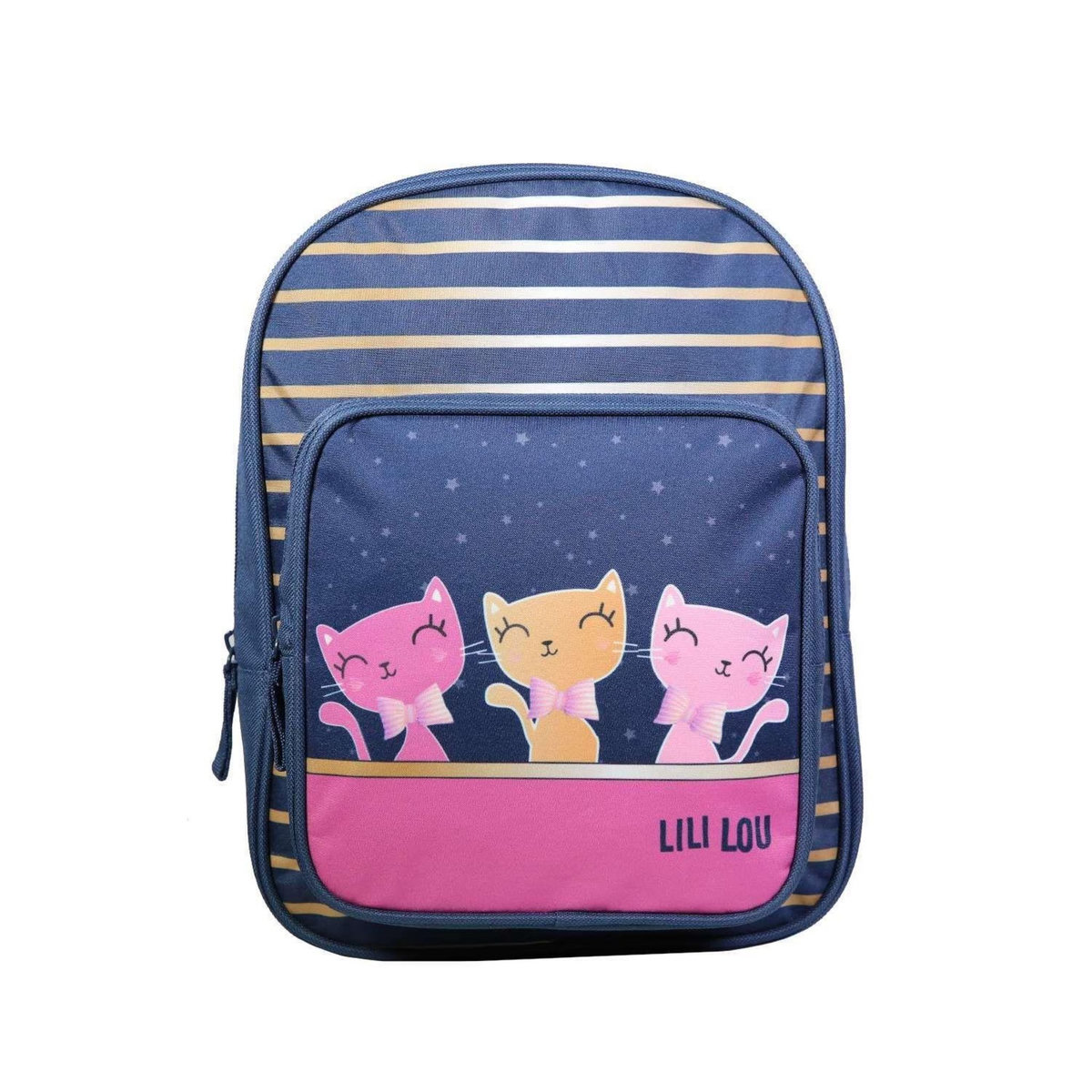 Bagtrotter BAGTROTTER Sac à dos 31 cm avec poche maternelle Lili Lou Chat Bleu
