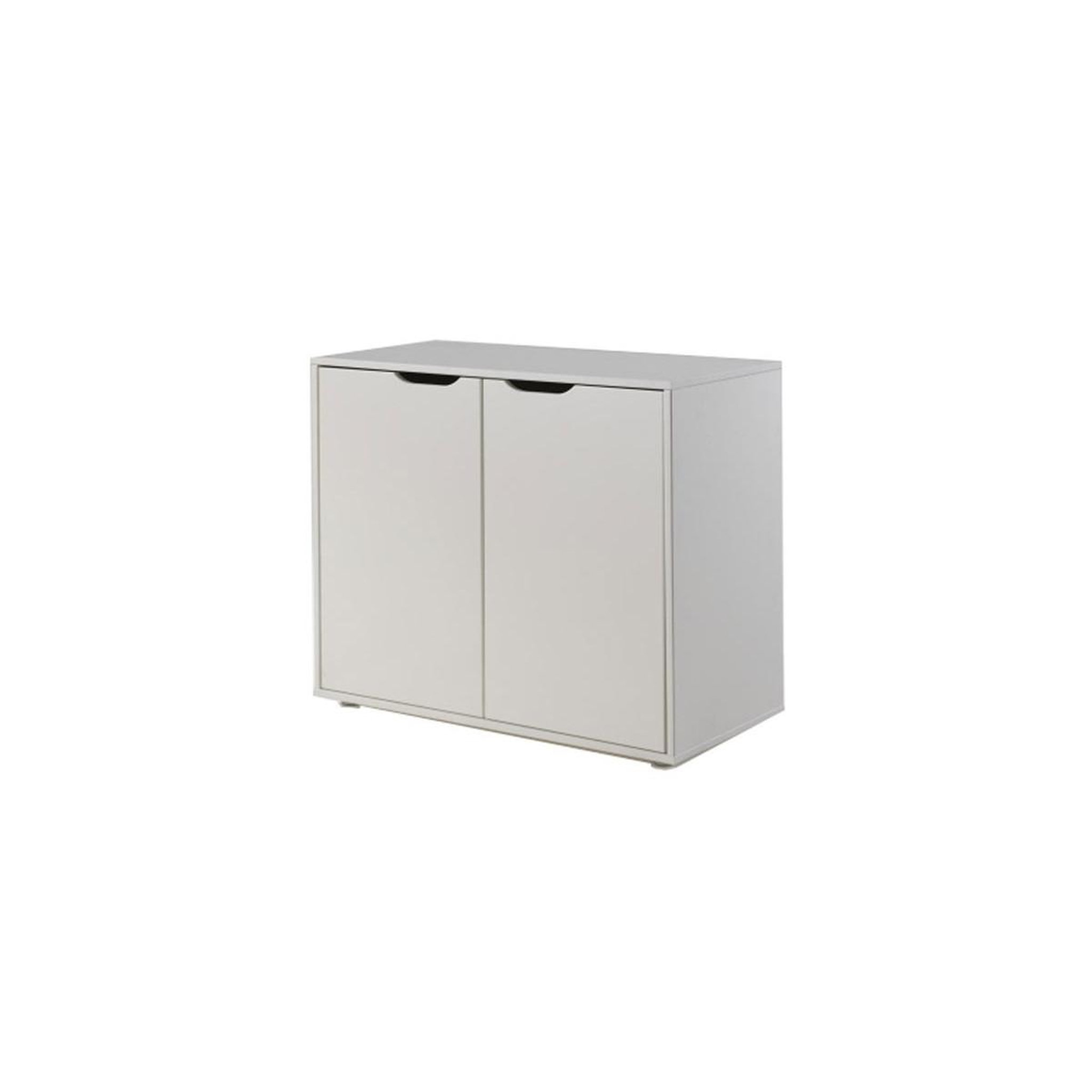 Voir la diapositive 2 : Paris Prix Commode 2 portes enfant  pino  86cm blanc