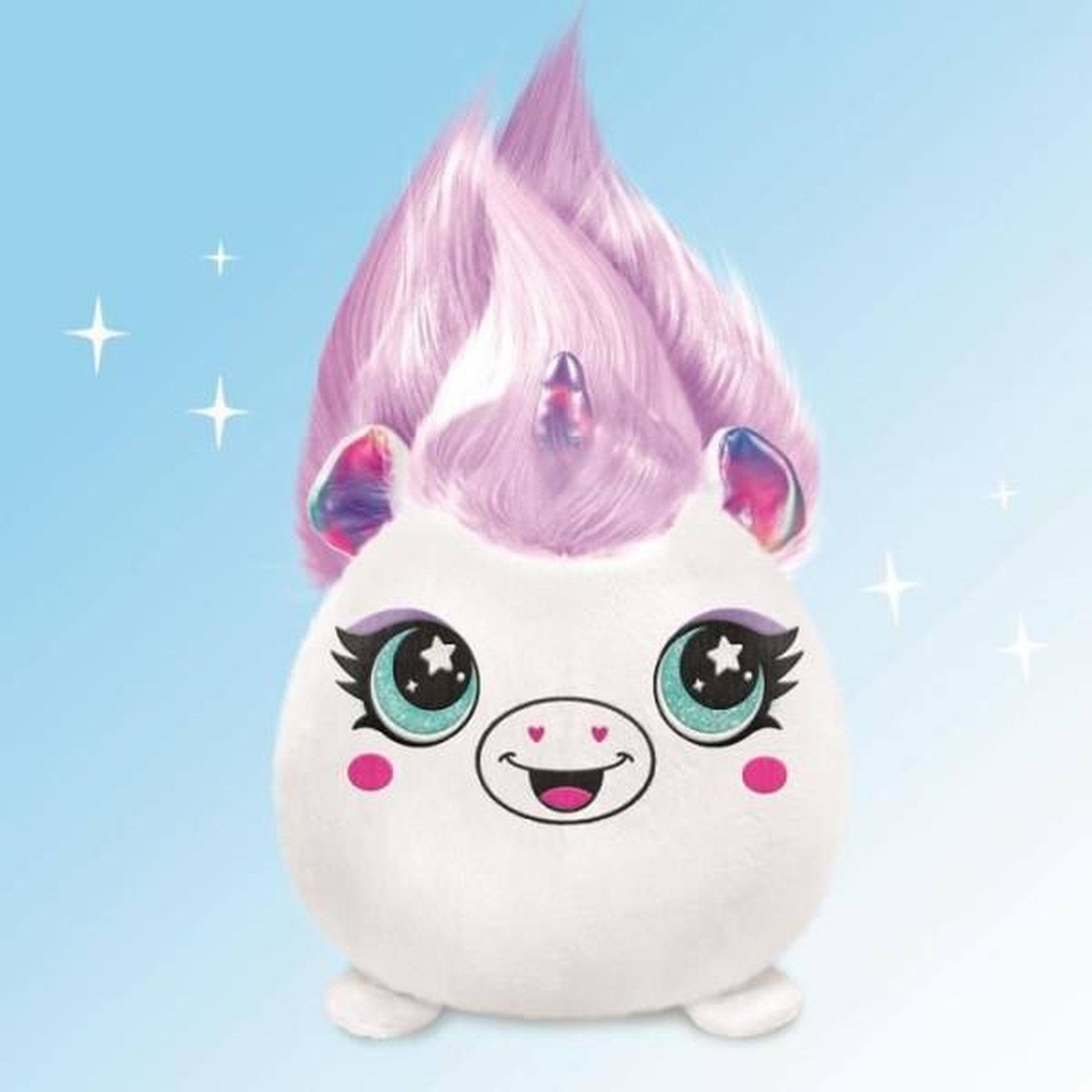 Voir la diapositive 2 : Canal Toys Canal toys - airbrush plush - peluche squishy hair'iffic  a coiffer et décorer avec spray électronique, feutres, -air 040- a