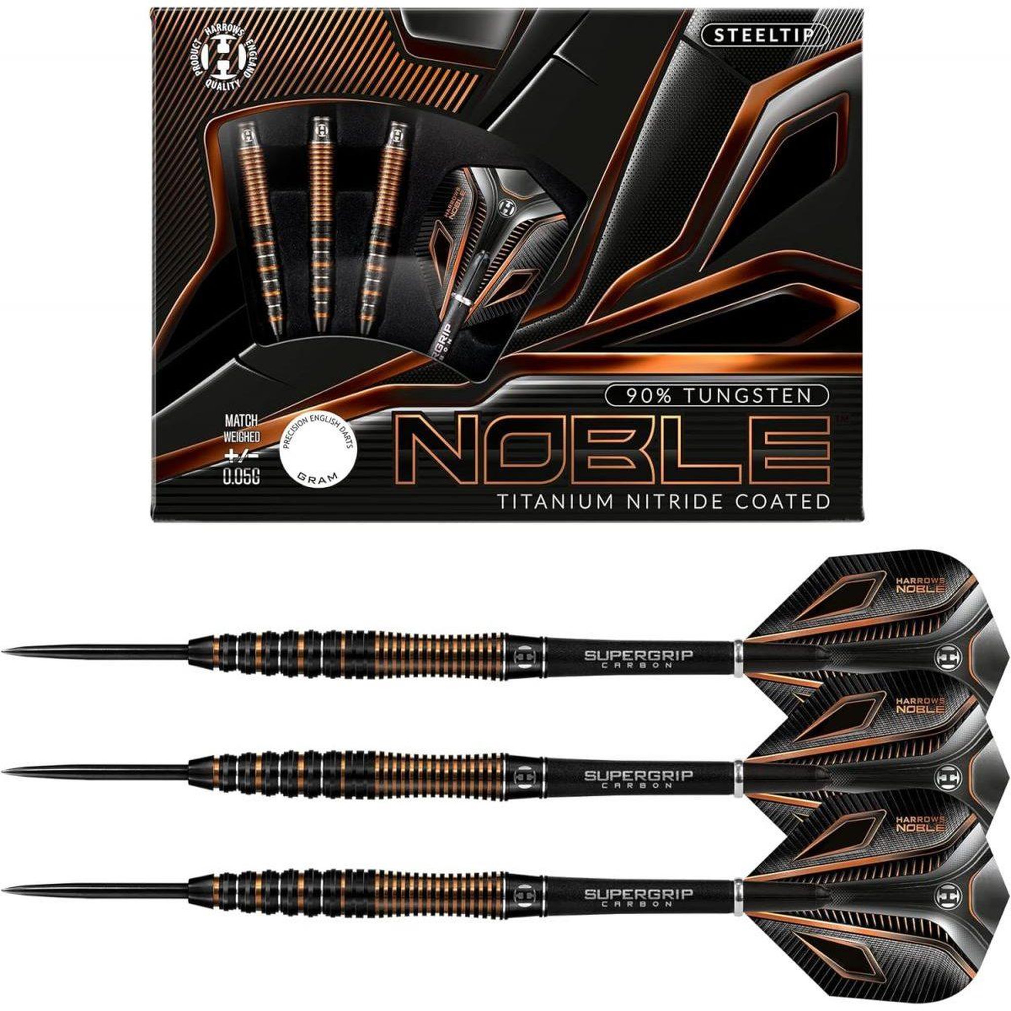 Harrows Fléchettes noble 90 steel 25g r