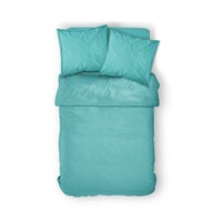 Le linge de Jules Housse de Couette 240x260 + 2 taies Pur Coton 57 Fils  Roue Libre Turquoise : : Cuisine et Maison