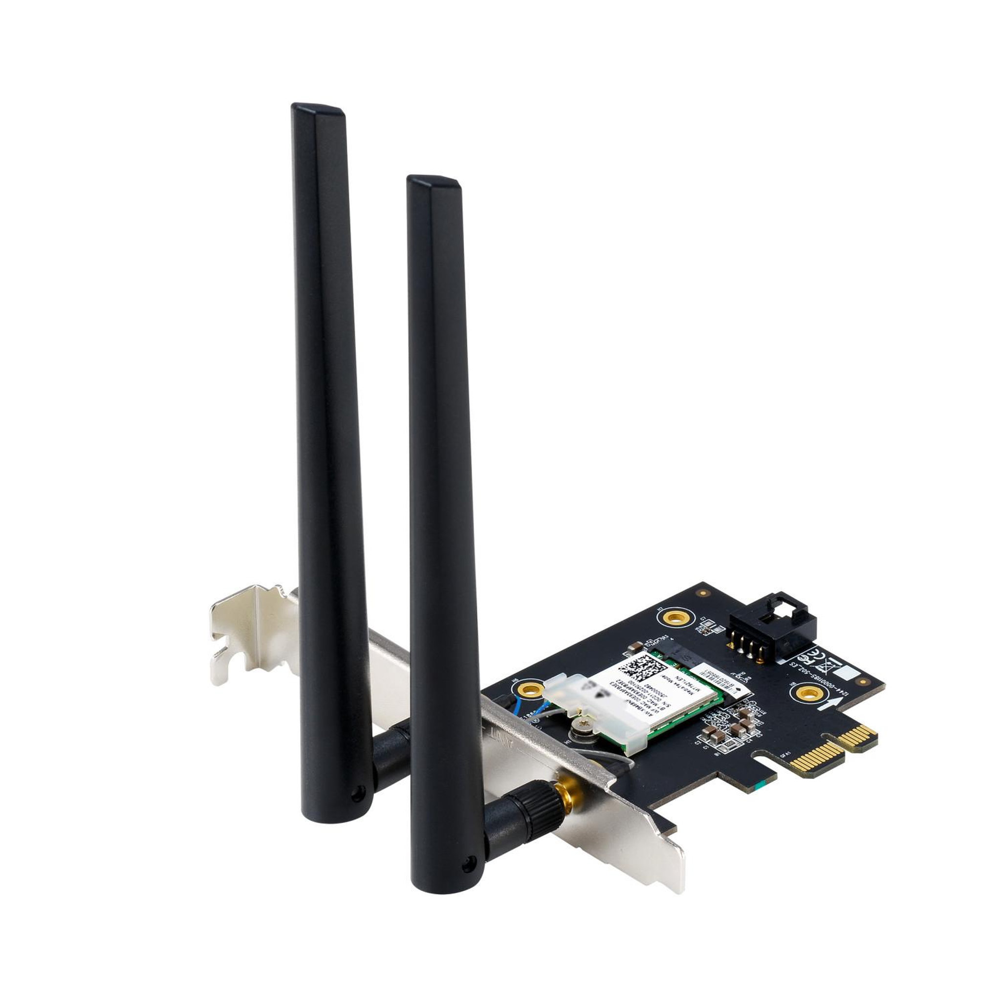 Voir la diapositive 3 : ASUS Adaptateur réseau Wi Fi 7 Asus PCE BE6500 Bluetooth Noir