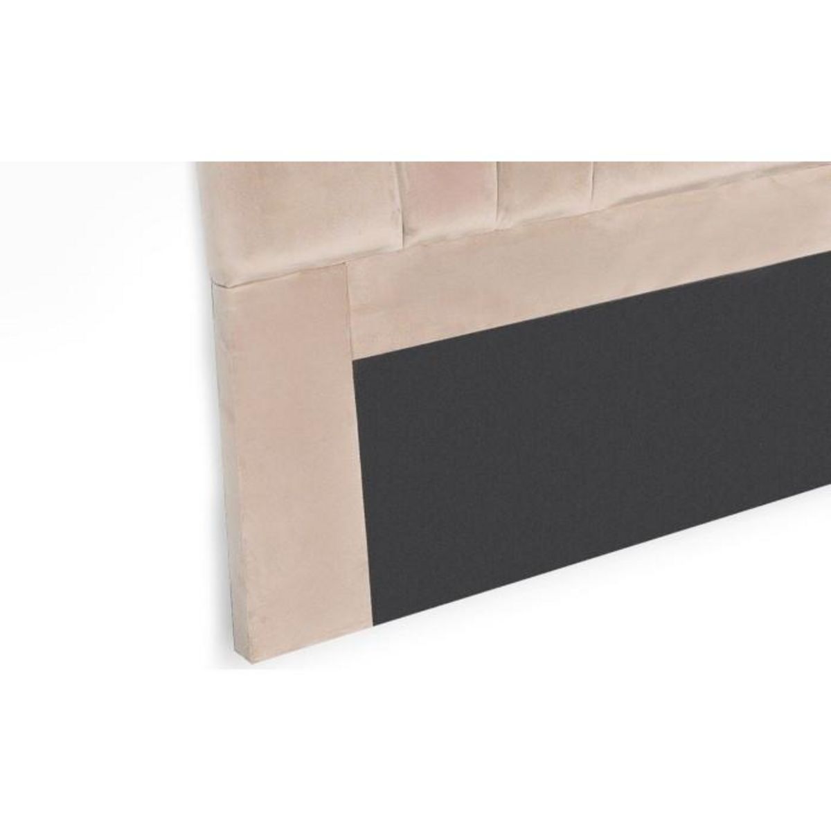 Paris Prix Tête de Lit en Velours  Renaya  180cm Taupe