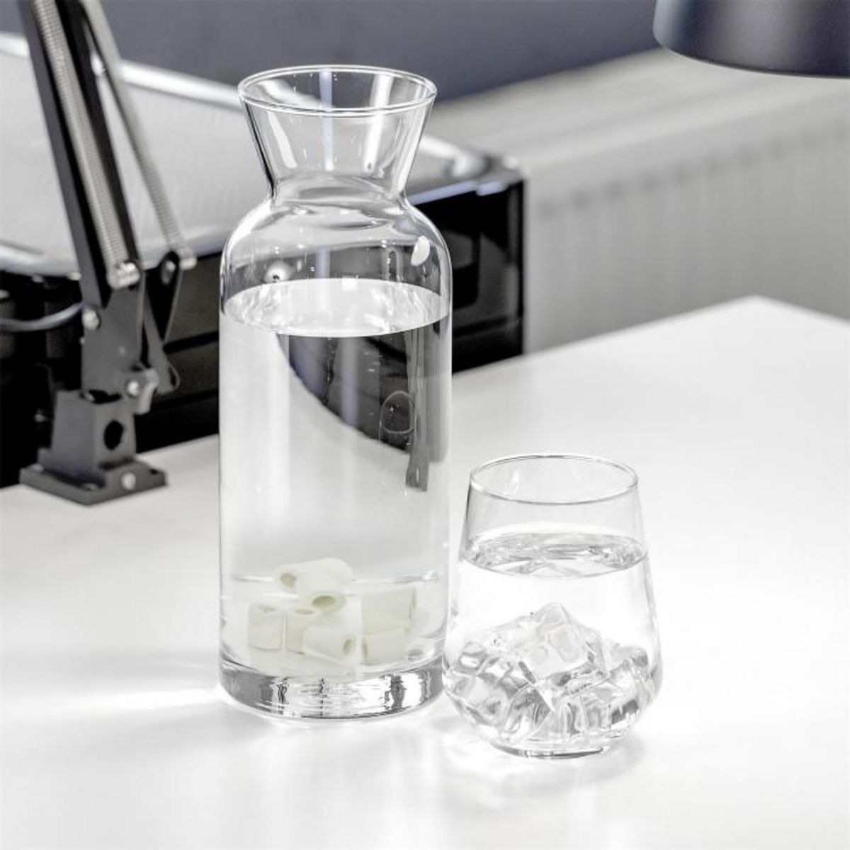 Paris Prix Lot de 15 Perles Filtrantes  Céramique  10cm Blanc