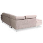 Voir la diapositive 4 : Paris Prix Canapé d'Angle Gauche  Têtière  260cm Taupe
