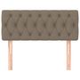 Voir la diapositive 3 : VIDAXL Tete de lit Taupe 90x7x78/88 cm Tissu