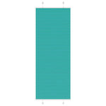 VIDAXL Store plisse vert petrole 75x200 cm largeur du tissu 74,4 cm