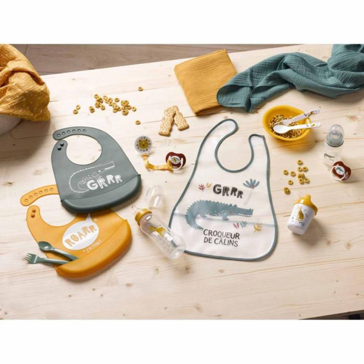 Paris Prix Biberon pour Bébé Girafe  Sweet Savane  250ml Jaune