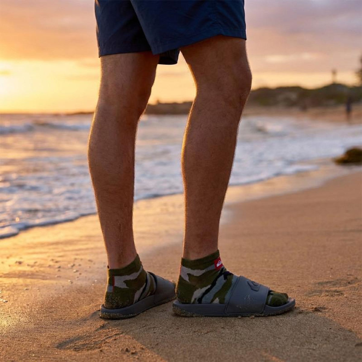 QUIKSILVER Quiksilver Pack de Chaussettes Homme SNEAKER– Lot 6 Paires Sport