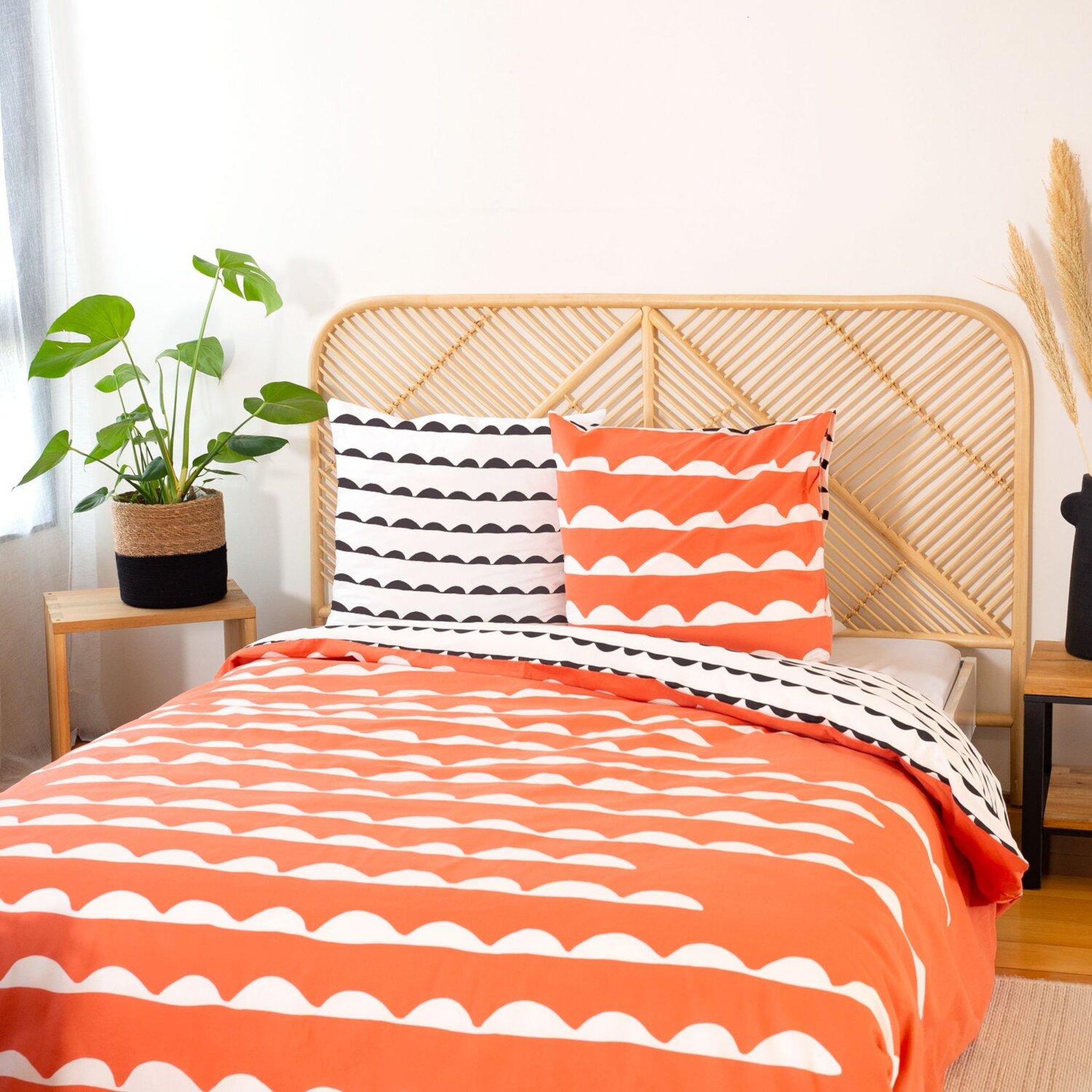 Voir la diapositive 2 : Home collection Parure housse de couette coton 57fils/cm-dobe