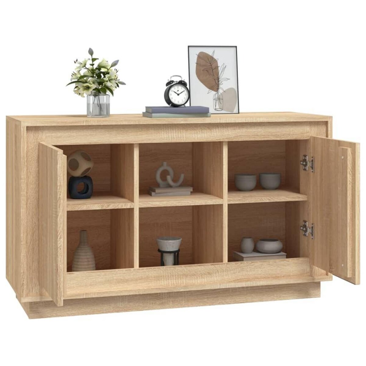 VIDAXL Buffet chene sonoma 102x35x60 cm bois d'ingenierie