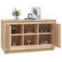 Voir la diapositive 4 : VIDAXL Buffet chene sonoma 102x35x60 cm bois d'ingenierie