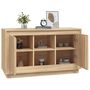 Voir la diapositive 4 : VIDAXL Buffet chene sonoma 102x35x60 cm bois d'ingenierie