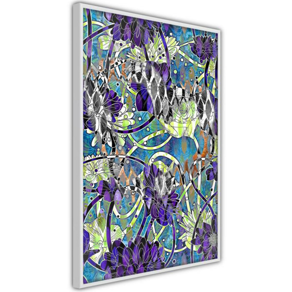 Paris Prix Affiche Murale Encadrée  Modern Arabesque