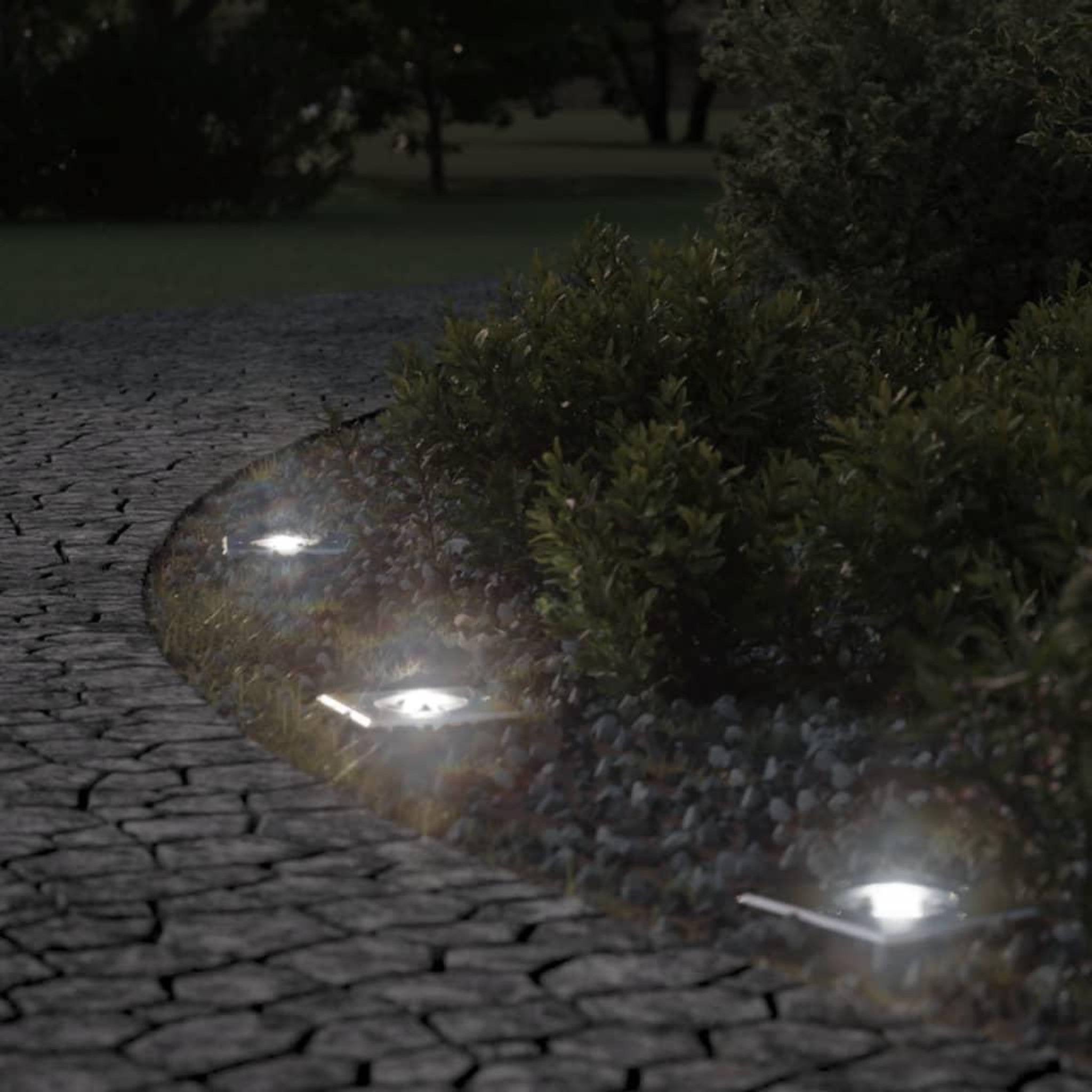 VIDAXL Lampes au sol d'exterieur carree aluminium moule sous pression