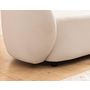 Voir la diapositive 6 : LISA DESIGN Flore - fauteuil en tissu bouclette