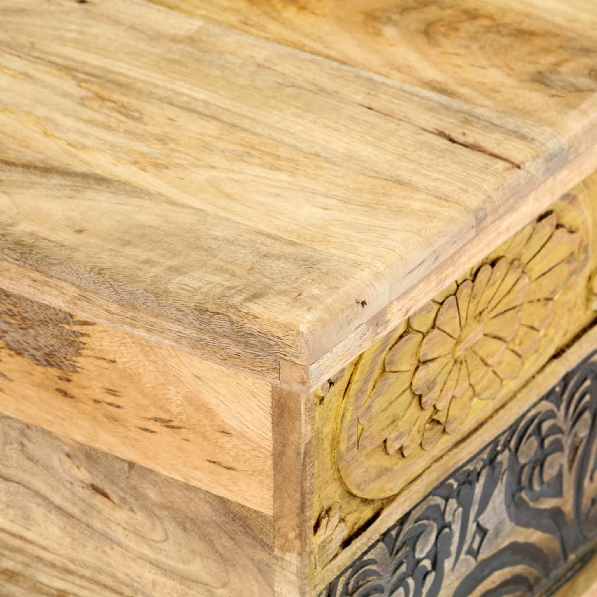 Voir la diapositive 5 : VIDAXL Table basse 100x50x35 cm bois de manguier massif