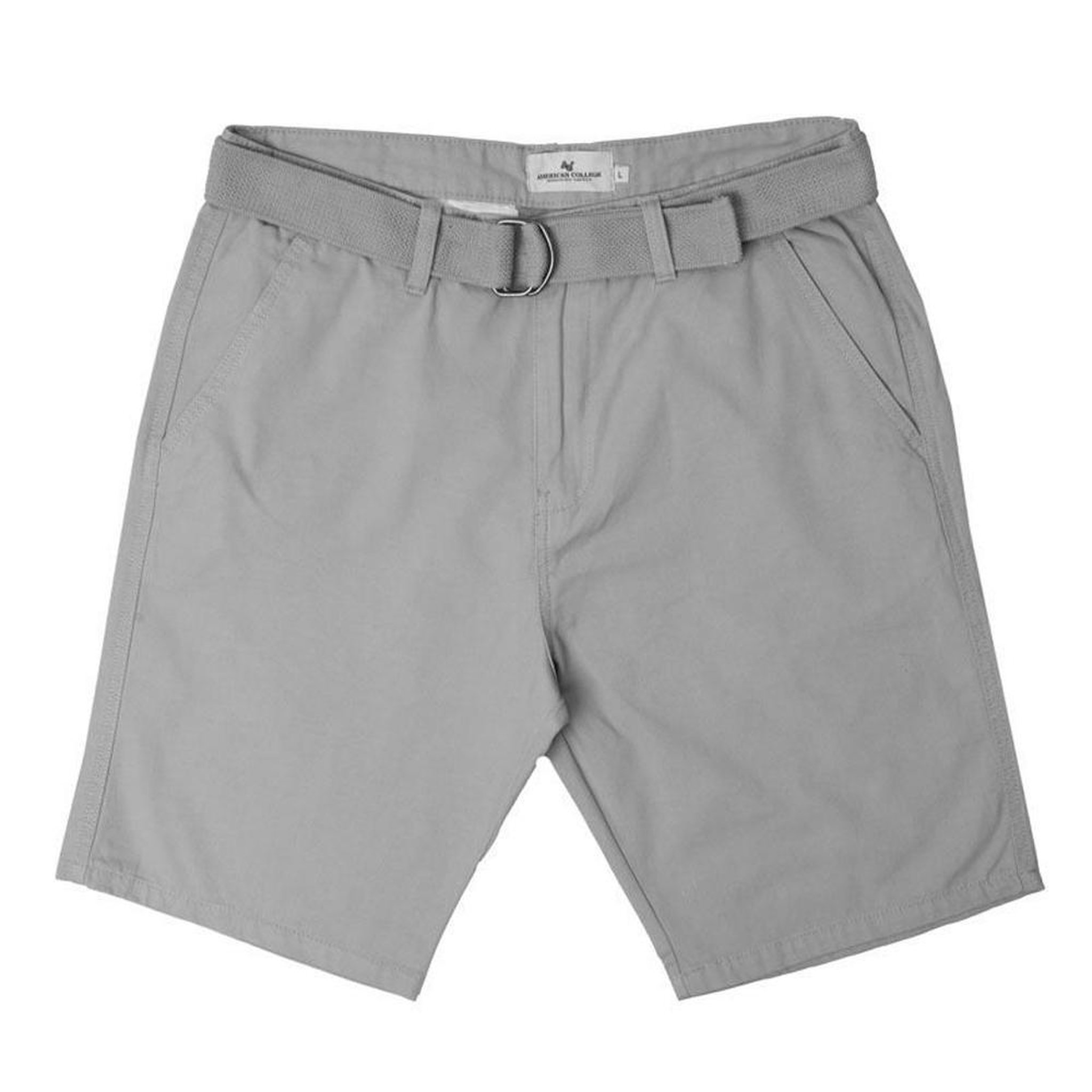 AMERICAN COLLEGE Short Gris Homme American College Chino. Coloris disponibles : Gris