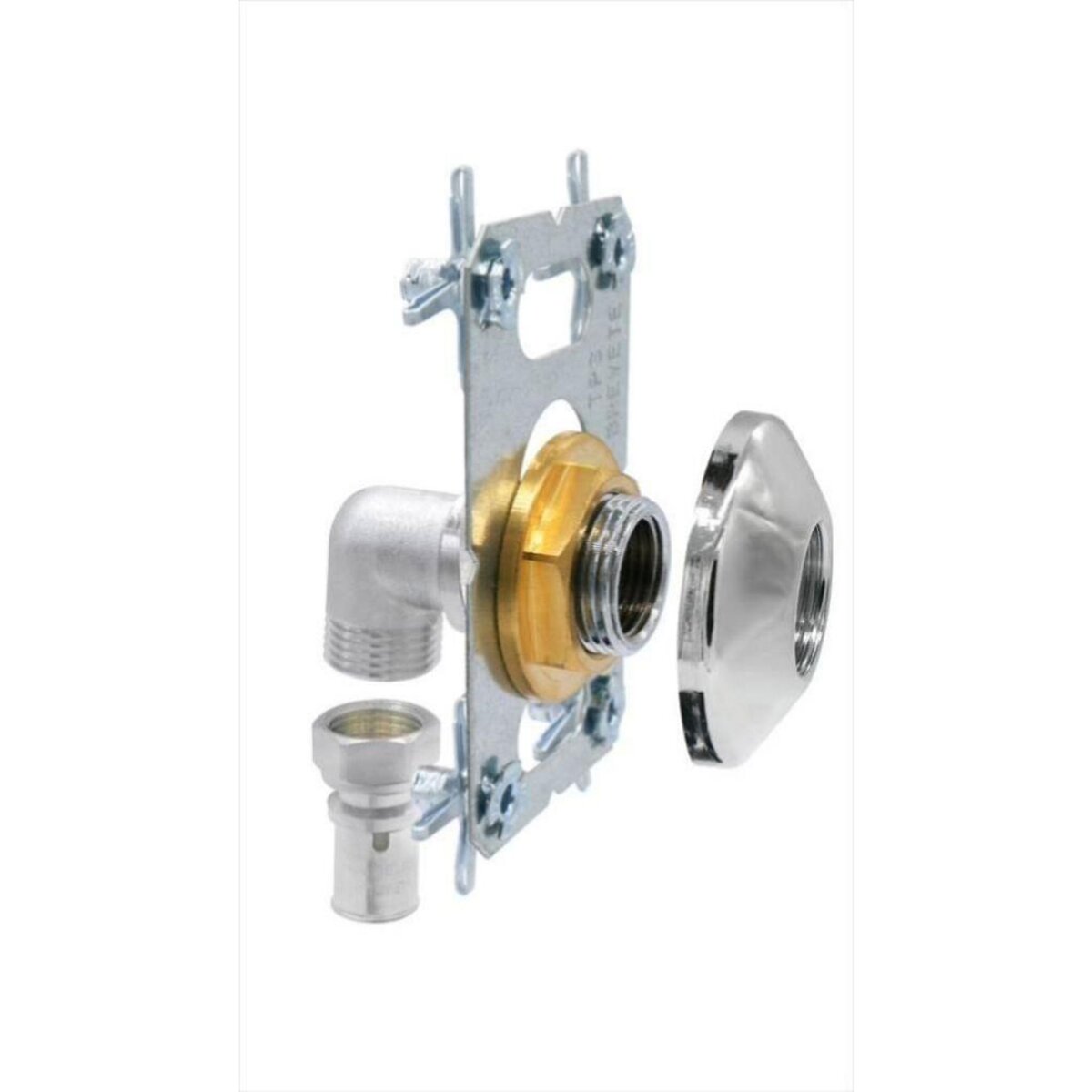 CENTRALE BRICO Kit fixation robinetterie douche/bain à sertir laiton D.16 pour tube multicouche