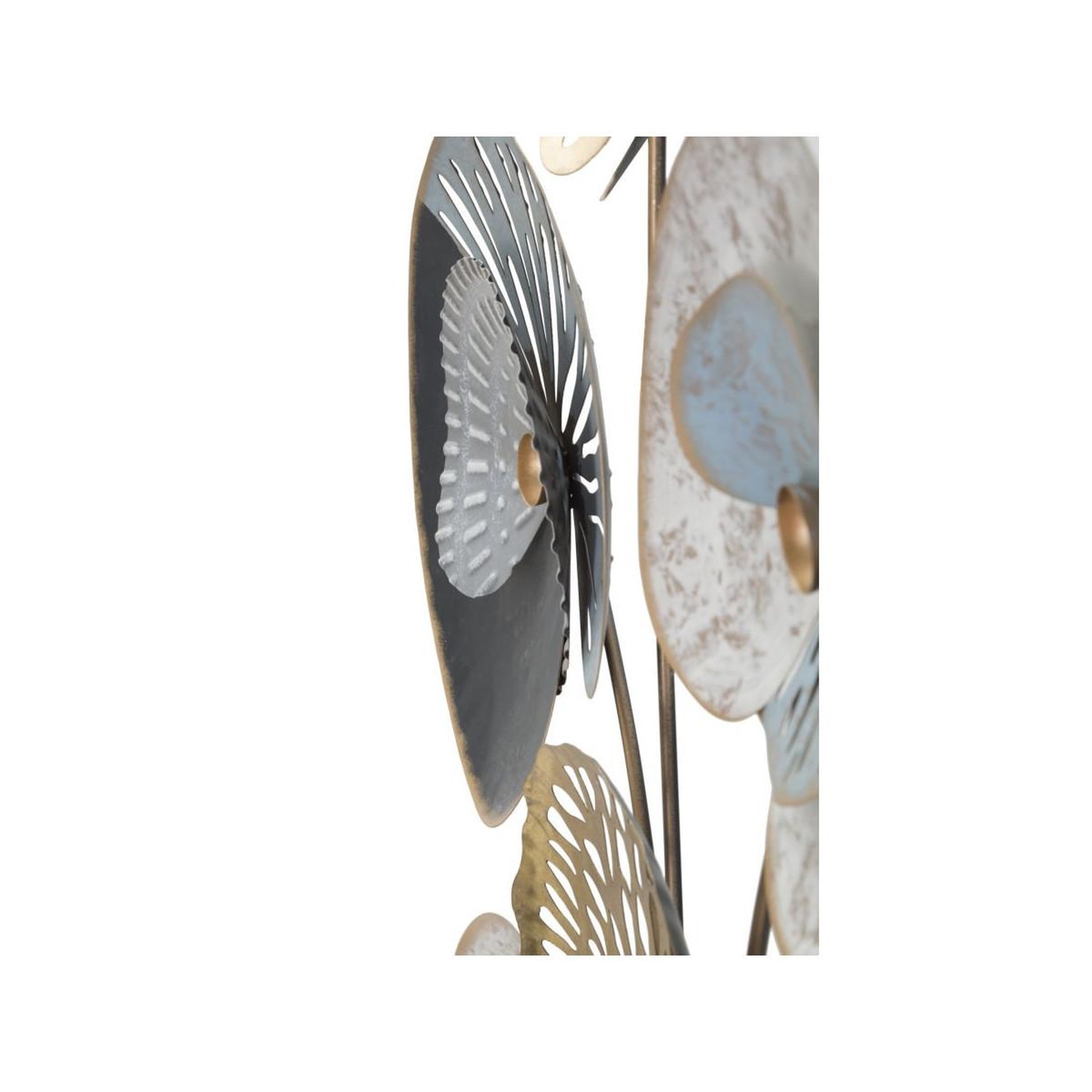 Voir la diapositive 4 : Paris Prix Décoration murale en métal  gloth  70cm multicolore