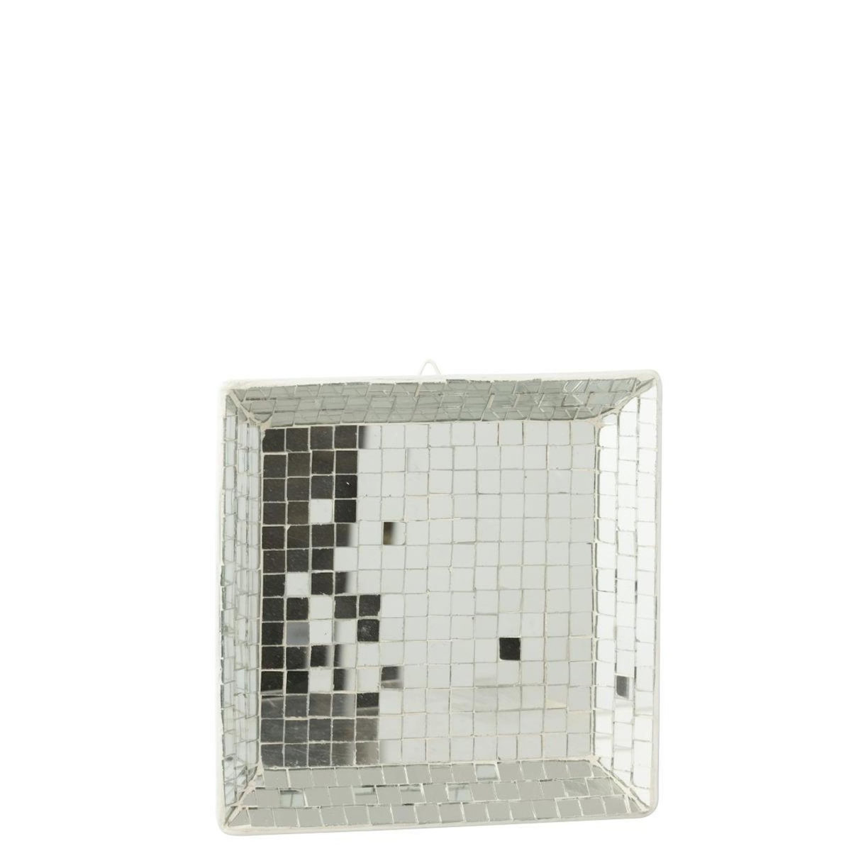 Paris Prix Plateau Mosaïque en Verre  Disco  20cm Argent