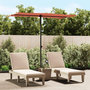 Voir la diapositive 1 : VIDAXL Parasol de jardin avec mat en aluminium 180x110 cm Terre cuite