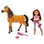 Voir la diapositive 1 : MATTEL Coffret Poupée Lucky et son cheval Spirit 