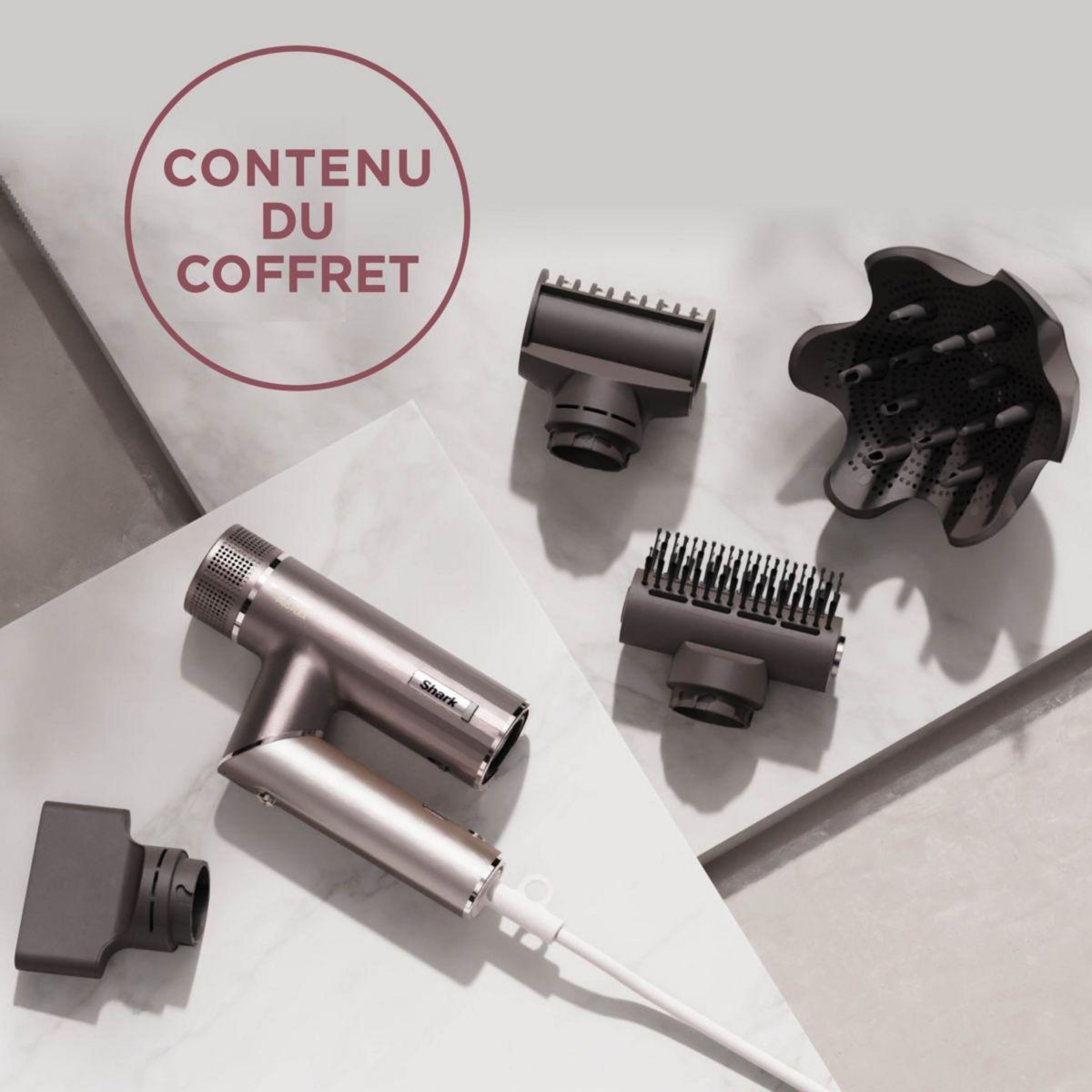 Shark Sèche cheveux SpeedStyle Pro HD542EU FLEX 4-en-1