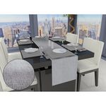 SOLEIL D'OCRE Chemin de table BELLA, par Soleil d'ocre. Coloris disponibles : Gris, Blanc