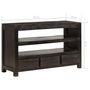 Voir la diapositive 6 : VIDAXL Meuble TV Bois d'acacia solide 90 x 30 x 55 cm Marron fonce