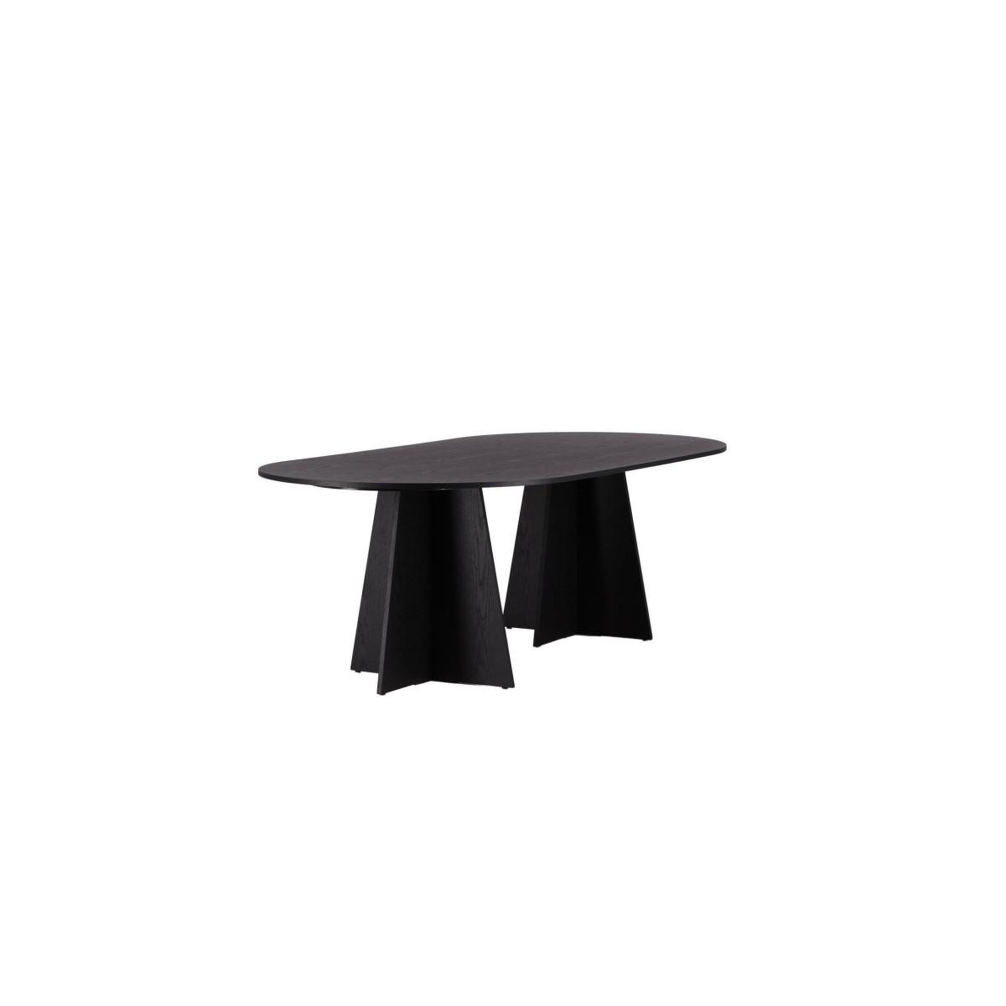 Voir la diapositive 3 : Paris Prix Table à manger design  bootcut  230cm noir