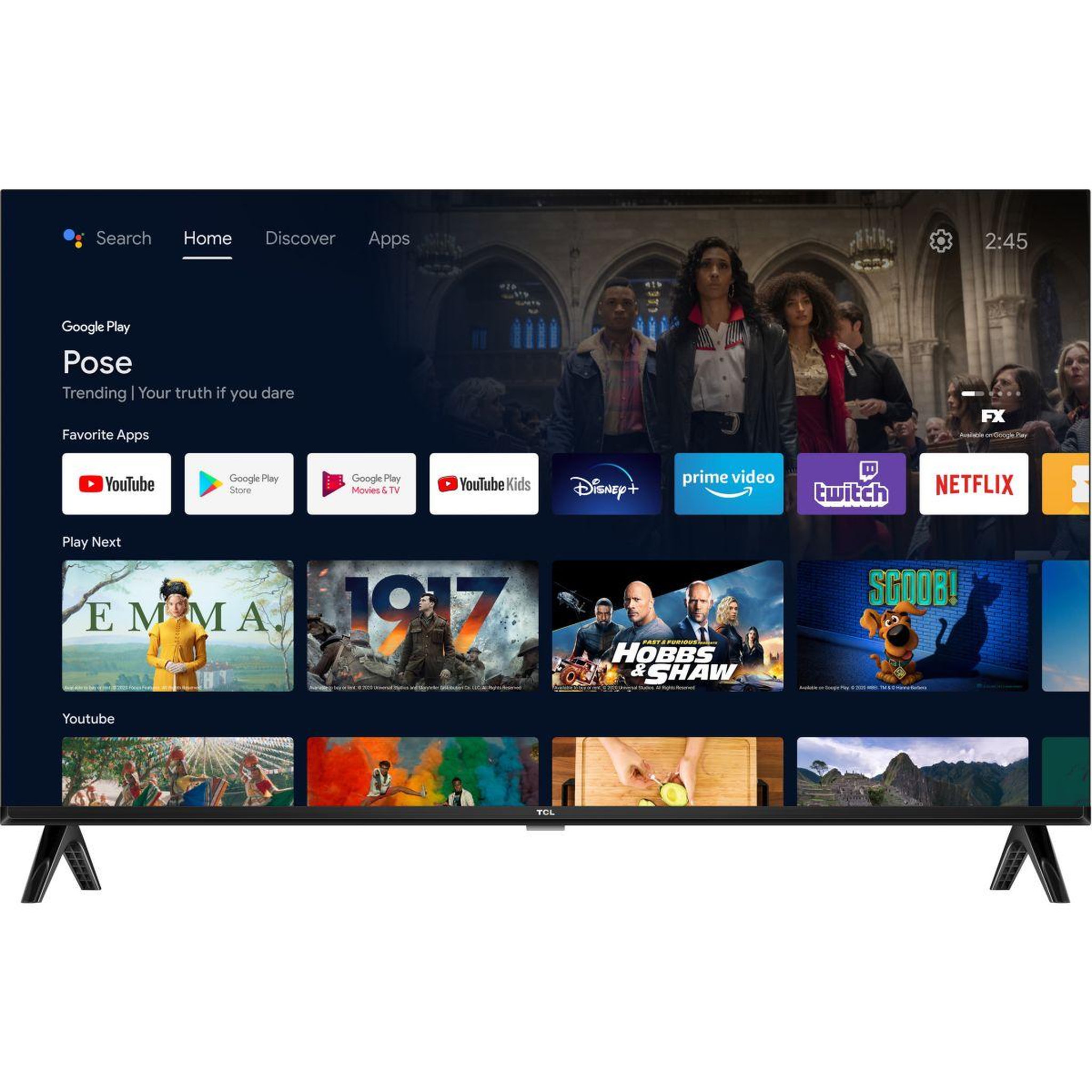 Voir la diapositive 2 : TCL TV LED 32S5404A