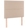 Voir la diapositive 2 : VIDAXL Tetes de lit 2 pcs Cappuccino 100x5x78/88 cm Similicuir