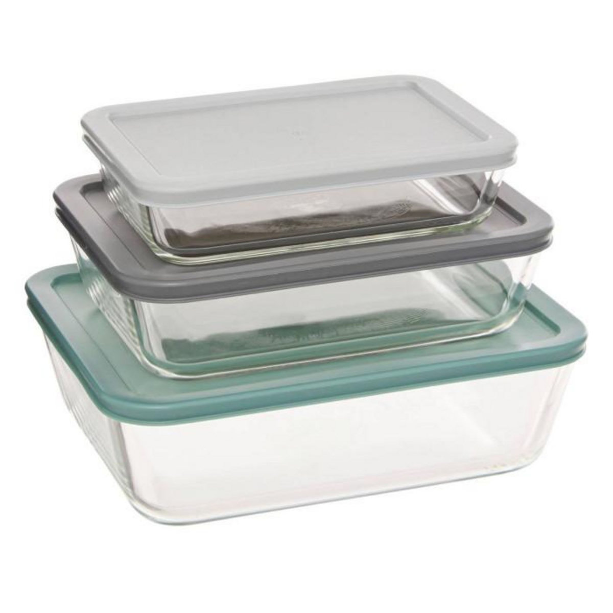 FIVE Lot de 3 Boîtes de Conservation  Petra  4,35L Multicolore