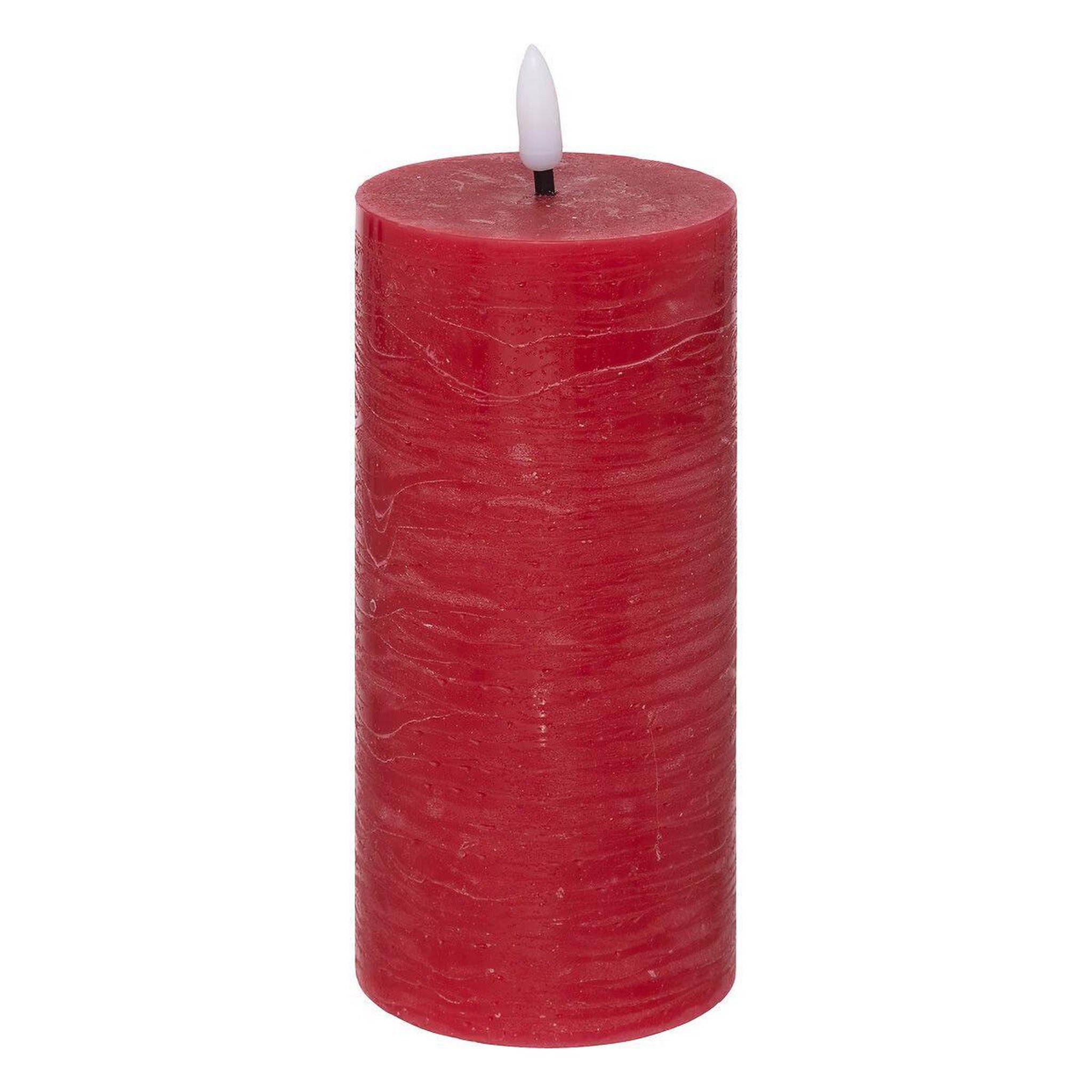 ATMOSPHERA Bougie Déco à LED  Molia  18cm Rouge