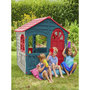Voir la diapositive 2 : Habitat et Jardin Cabane enfant en plastique   FUN  - 140 x 111 x 115 cm - Bleu