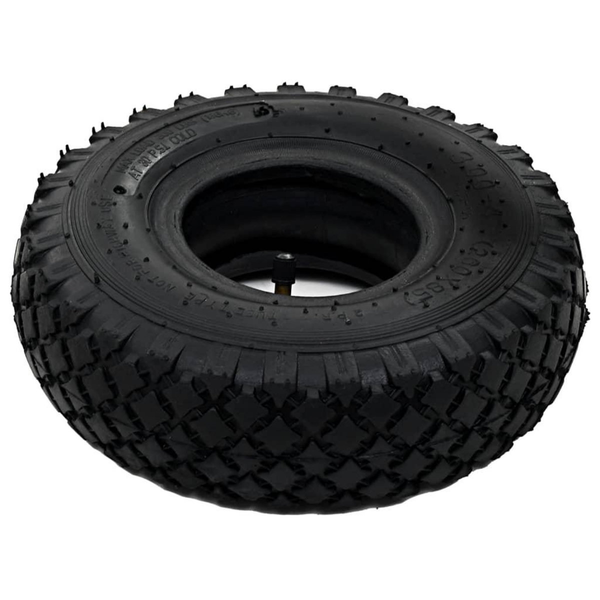 VIDAXL 2 pneus 2 chambres a air 3.00-4 260x85 pour roue de diable