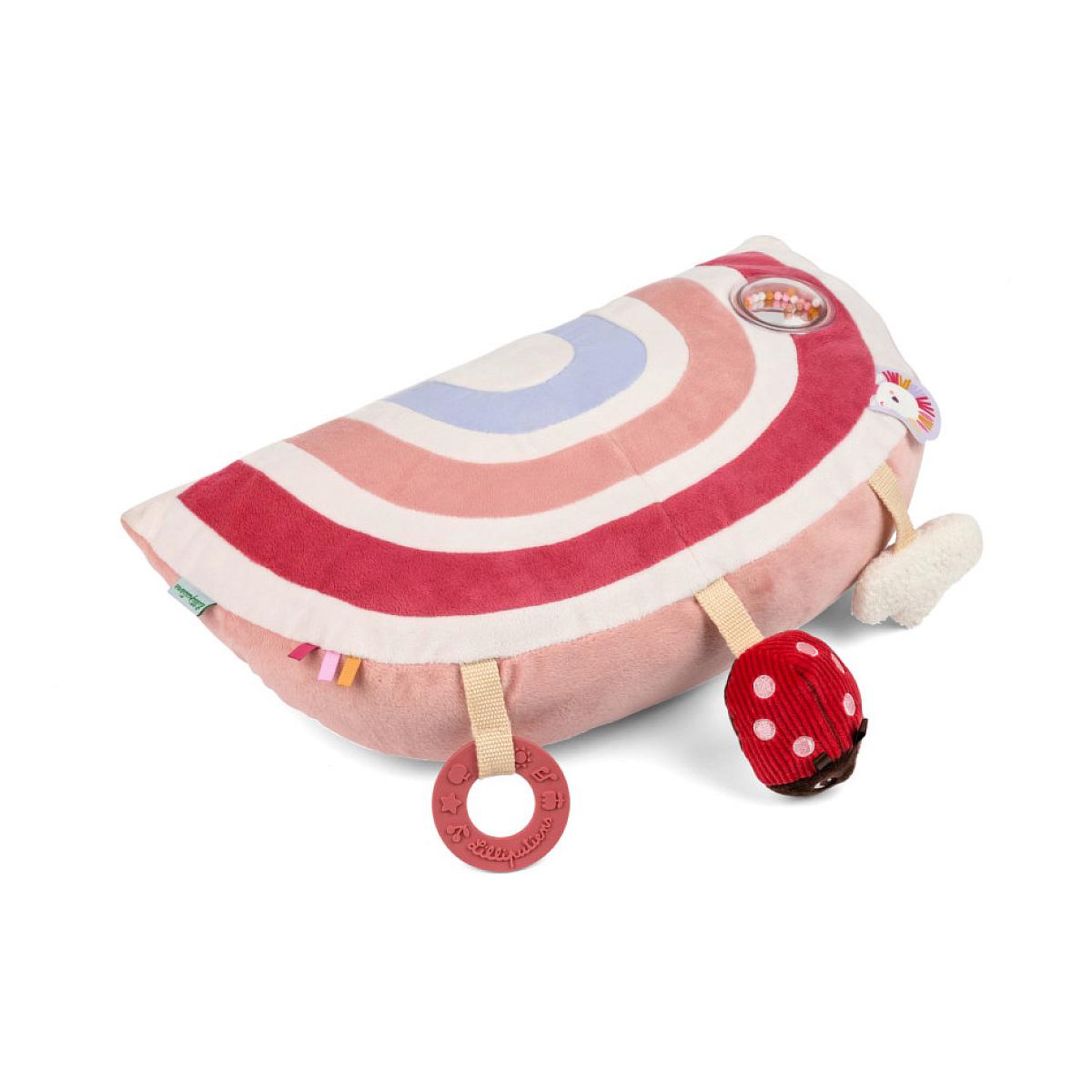 Voir la diapositive 2 : LILLIPUTIENS Coussin d'activités Lena la licorne