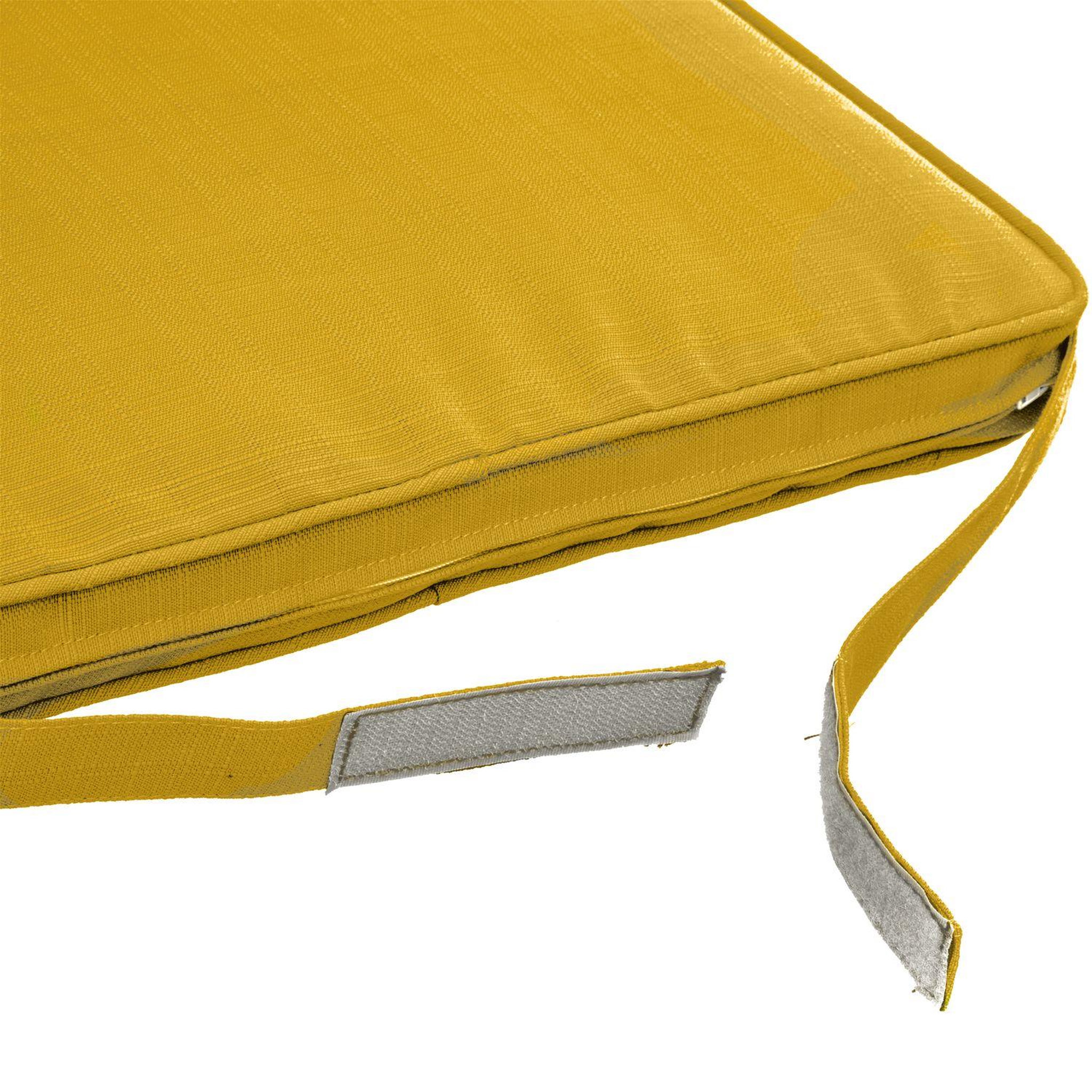 Voir la diapositive 3 : HESPERIDE Galette de chaise d'extérieur à scratch Korai
