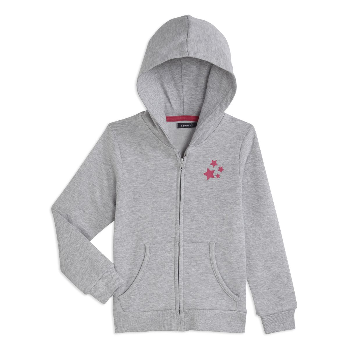 IN EXTENSO Veste molleton à capuche fille