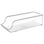 Voir la diapositive 1 : FIVE Bac de Rangement  Frigo  34cm Transparent