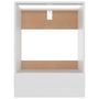 Voir la diapositive 5 : VIDAXL Armoire a four Blanc 60x46x81,5 cm Bois d'ingenierie