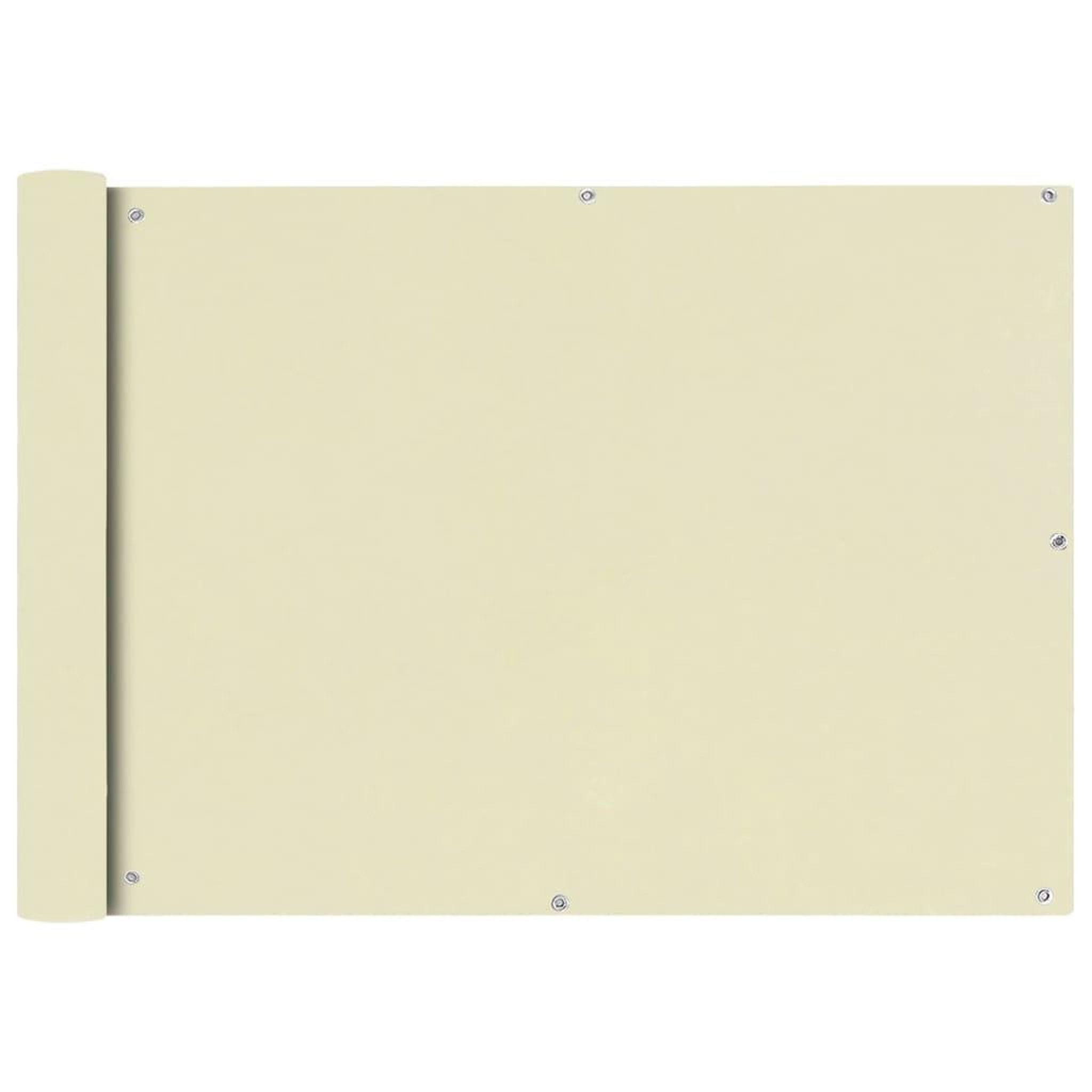 Voir la diapositive 1 : VIDAXL Ecran de balcon en tissu Oxford 75x600 cm Creme