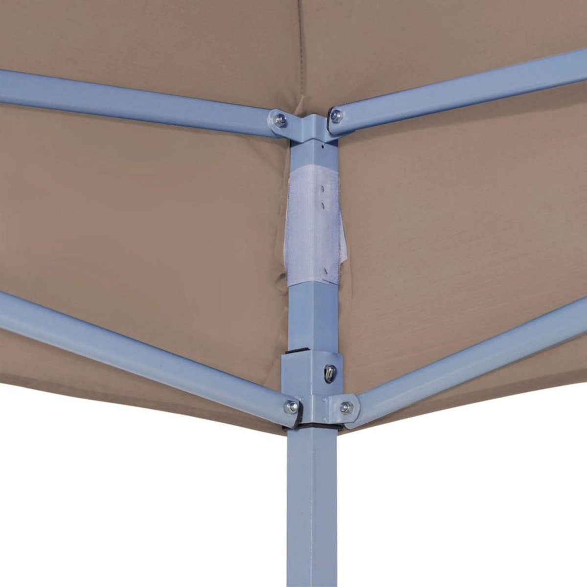 VIDAXL Toit de tente de reception 4,5x3 m Taupe 270 g/m^2