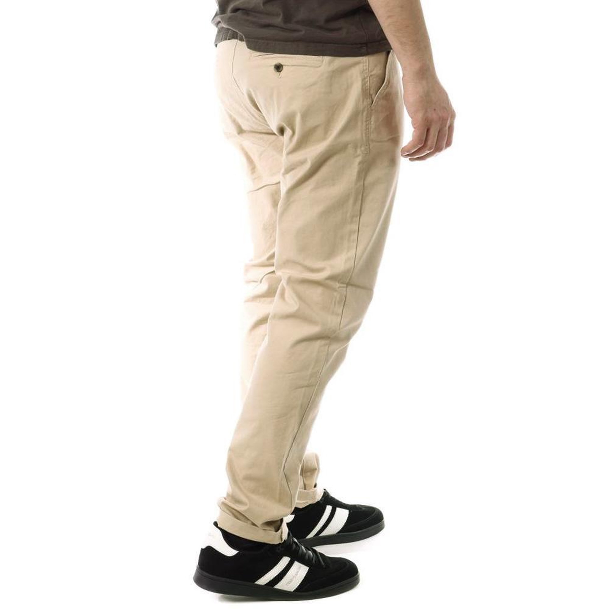 Voir la diapositive 2 : PANAME BROTHERS Pantalon Chino Sable Homme Paname Brothers Costa1