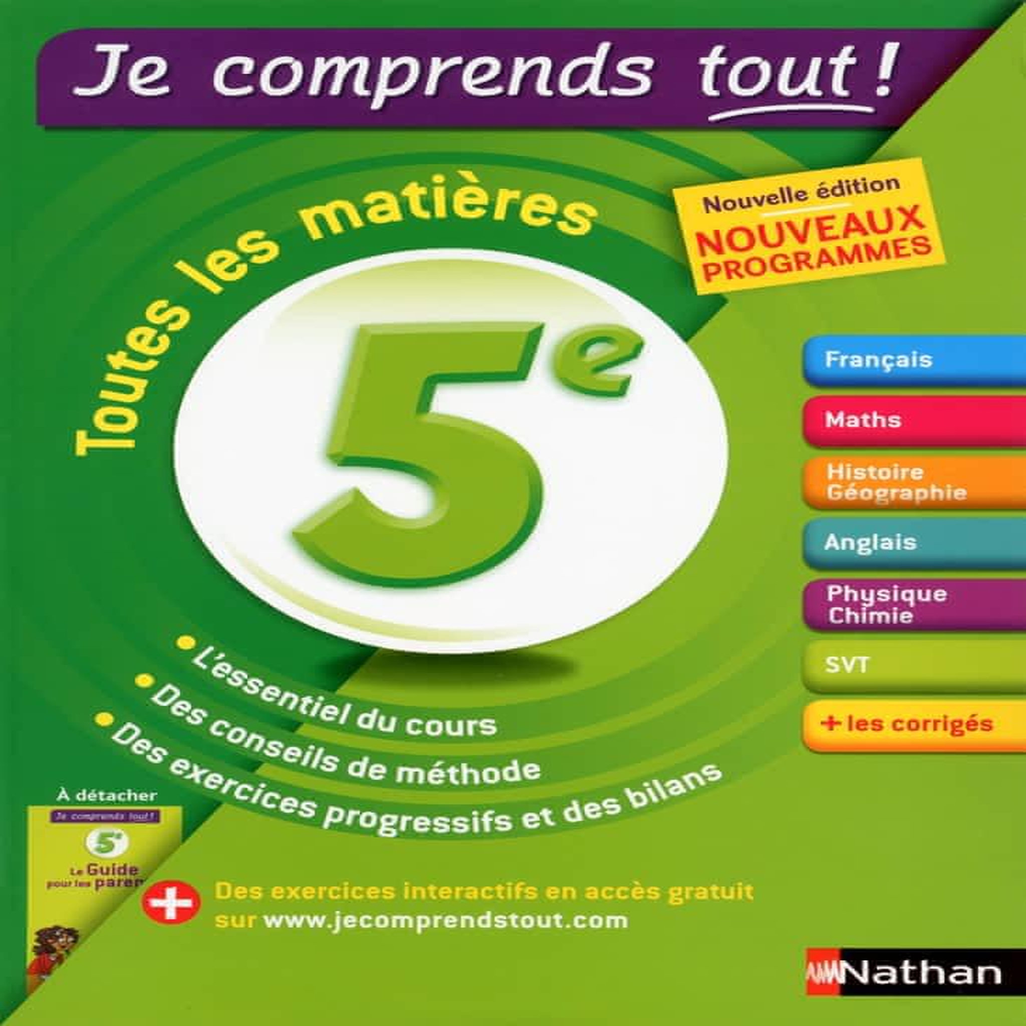 TOUTES LES MATIERES 5E. EDITION 2016, Héras Véronique