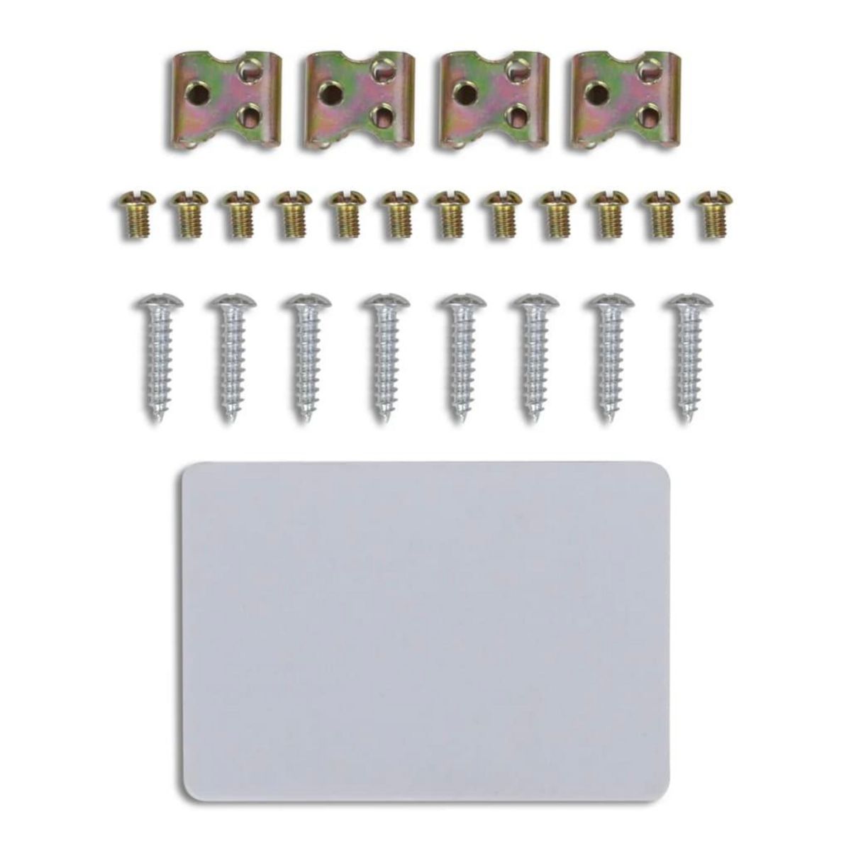 VIDAXL Verrouillage central de portiere auto 2 cles et 4 moteurs 12 V