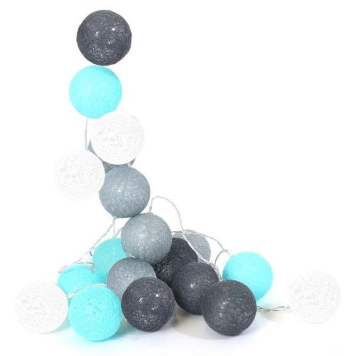 Paris Prix Guirlande Lumineuse à Led  20 Boules  345cm Bleu